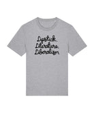 grey lipstick literature liberalism tee